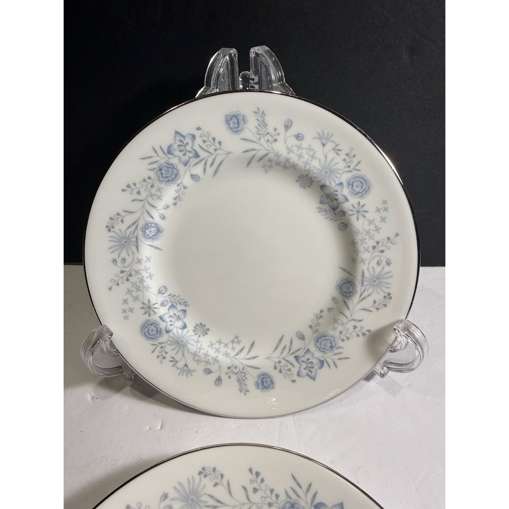Wedgwood Belle Fleur Bone China Dinnerware Set Plates & Bowl Made England - Picture 10 of 14
